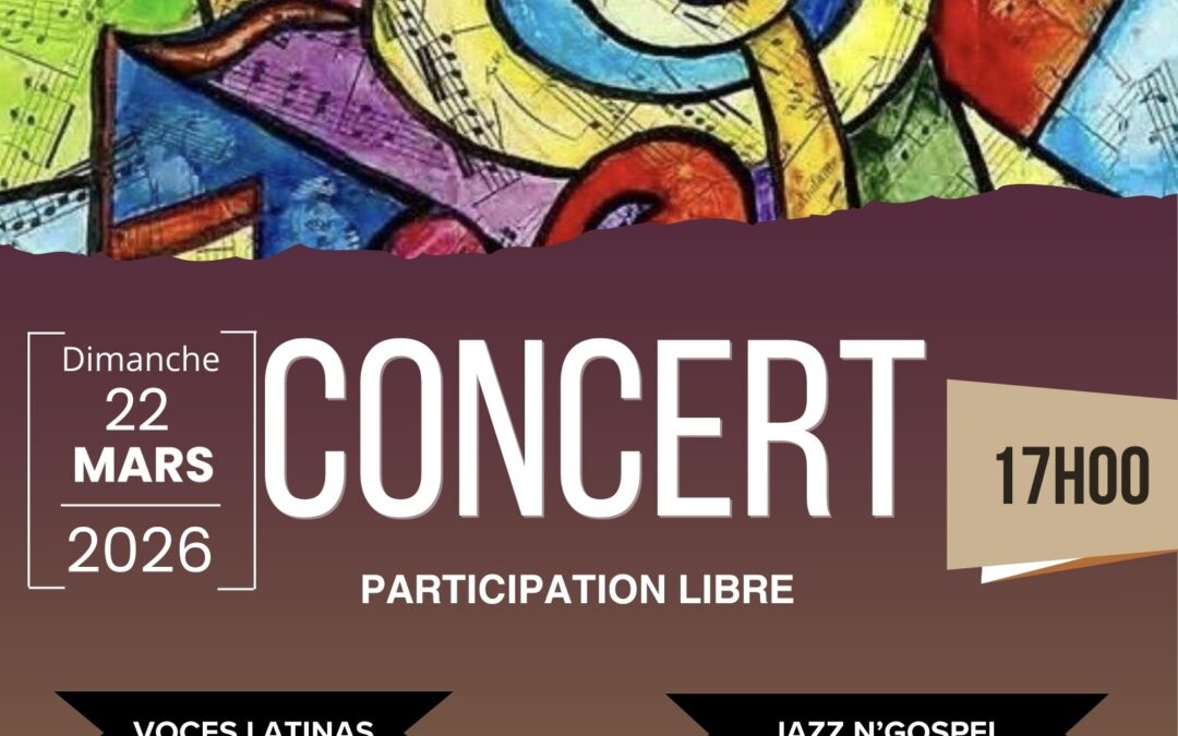 Concert VOCES LATINAS du dimanche 22 mars 2026 – 17h